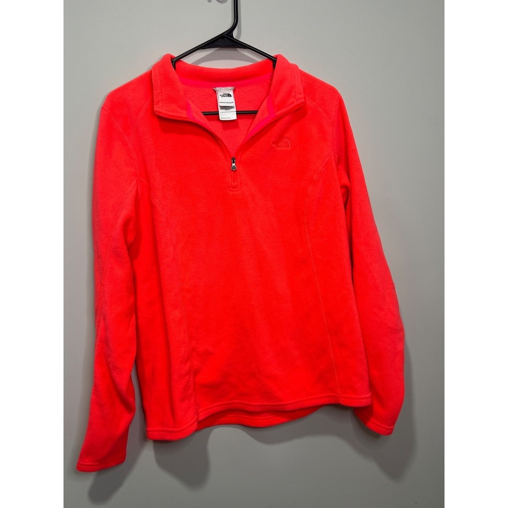 The North Face Lightweight Fleece 1/4 Zip Women's Pink Large